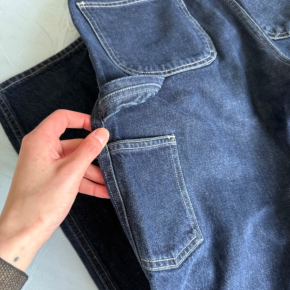 Sunday Best denim relaxed utility wide-leg jean - Picture 6 of 9